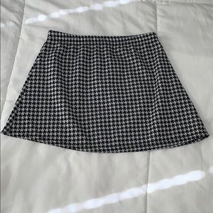 Rokoko Knitted Mini Skirt Check Set